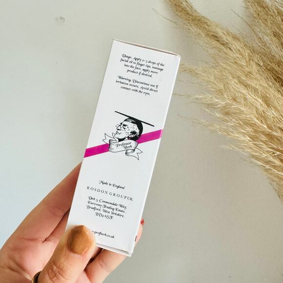 NEW SEPHORA Professor Herb Natural Rose & Geranium Facial Oil Skin Face Serum - Picture 6 of 7